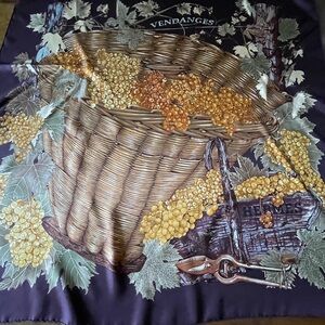 Hermès Vendanges Harvest Silk Scarf.